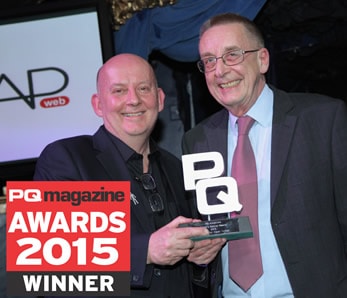 John Moffat, Graham Hambly with PQ award