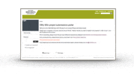 OBU Submission Portal