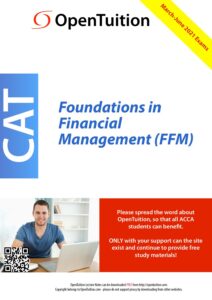 Free CAT FFM Notes