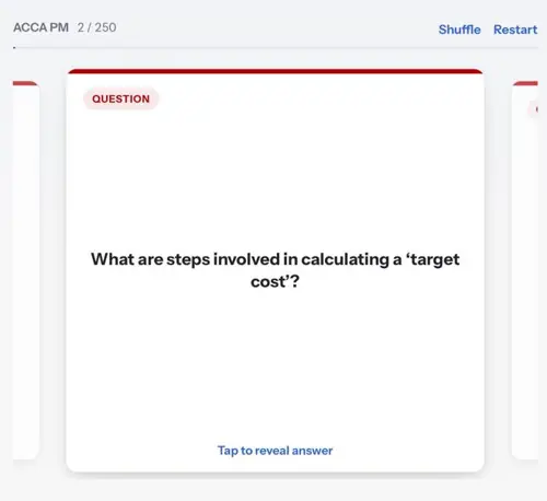 An OpenTuition ACCA flashcard