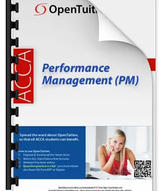 ACCA Performance Management (PM) Notes (September 2026 - June 2027 exams)